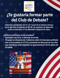 Debate Club Flyer (Spanish)